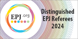 Distinguished EPJ Referee badge